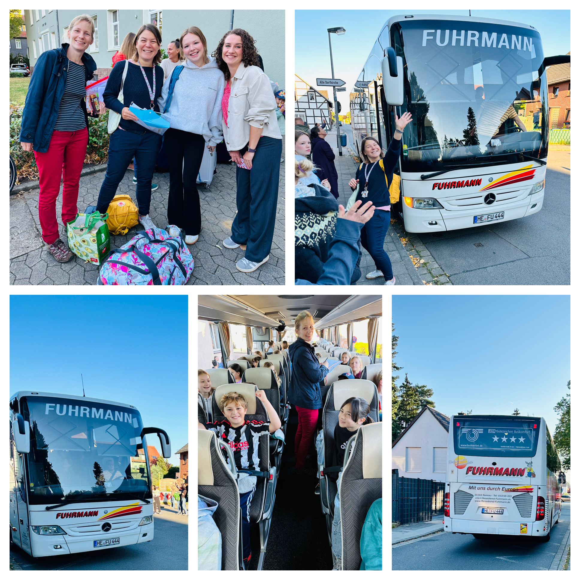 Die 4c und 4d fahren auf Klassenfahrt